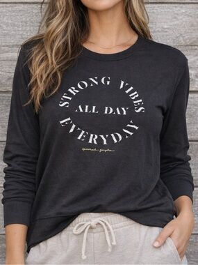 NWT Spiritual Gangster Strong Vibes Relaxed Sweatshirt - Size Small & Medium